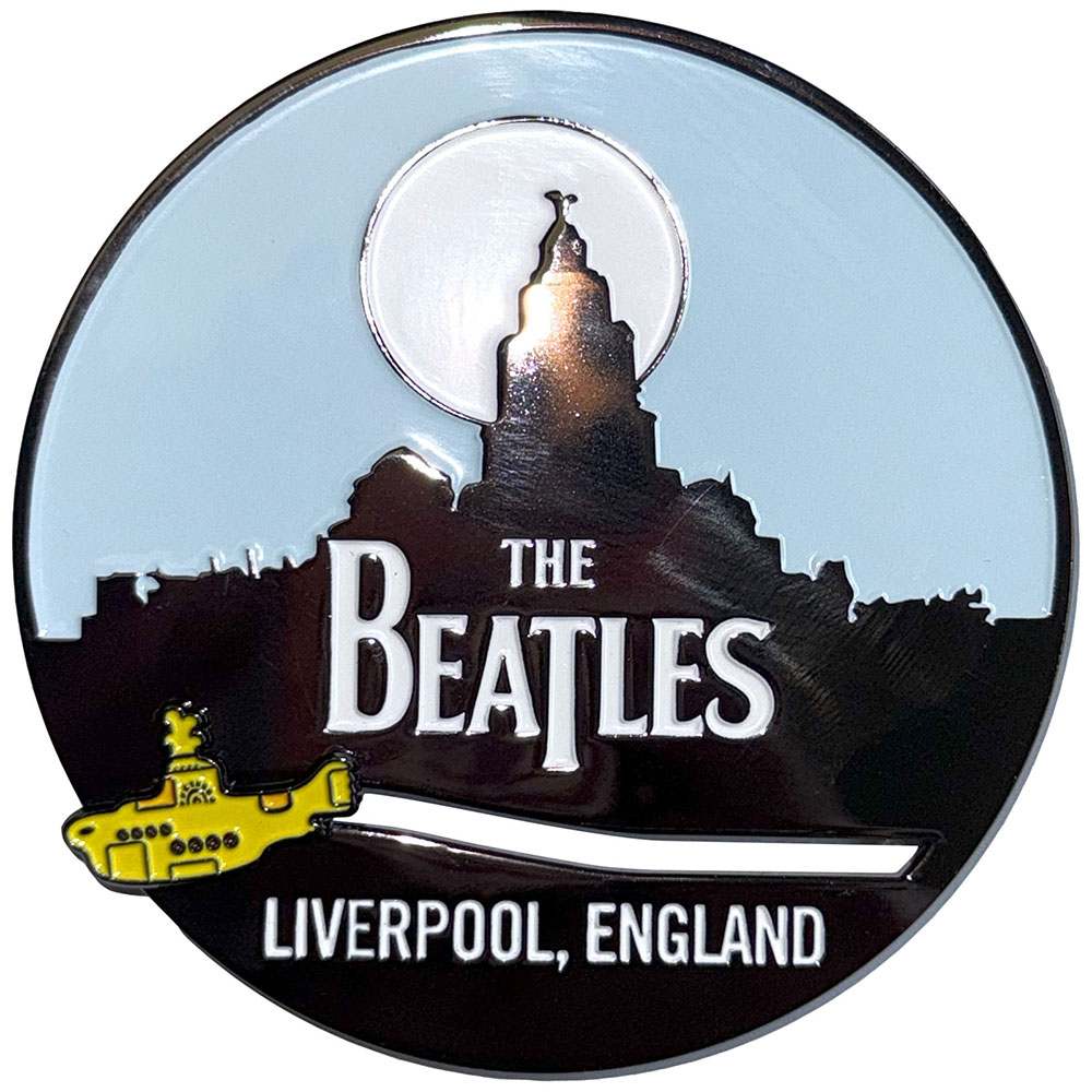 The Beatles - Liverpool Skyline & Yellow Submarine Koelkastmagneet - Multicolours